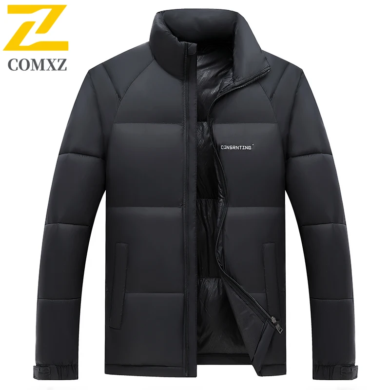 Giacca invernale leggera e calda da uomo 2025 marchio di lusso addensato antivento Parka da uomo coreano neve cappotto imbottito in cotone molto freddo