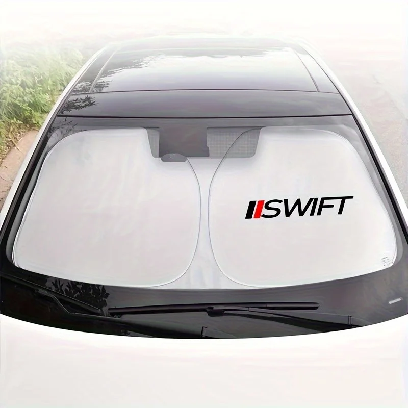 

Suzuki car sunshade, sun protection, heat insulation and cooling design, with SWIFT printing pattern