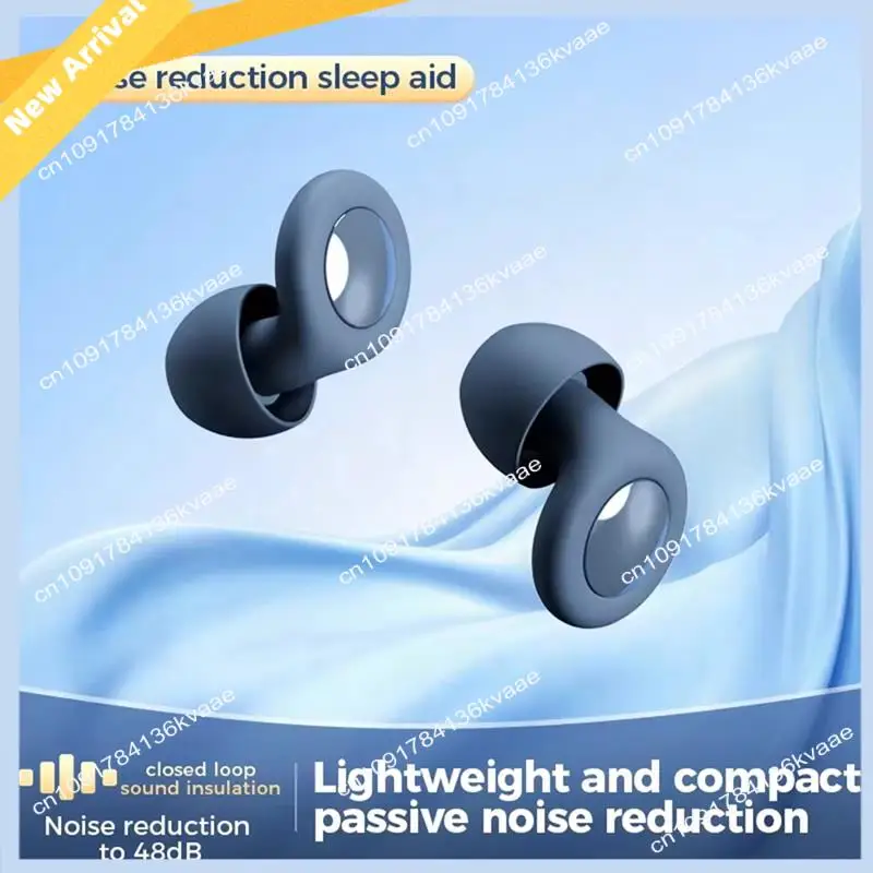 

M01K Noise Canceling Ear Plugs Anti Noise Silicone Earplugs For Sleep Waterproof Ear Protector Swimming Soundproof Ear Plugs Bla