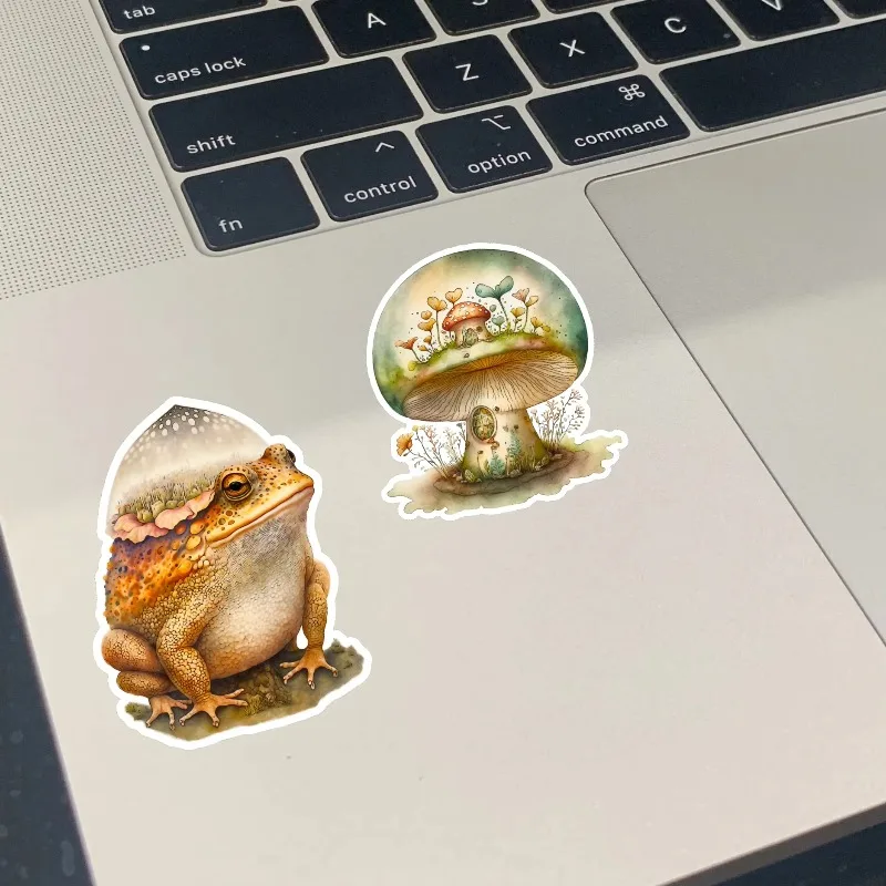 Fantasy watercolor magic mushroom house Stickers Cute Crafts Scrapbooking  Planner Journal  Stationery Planner  journal  kawaii