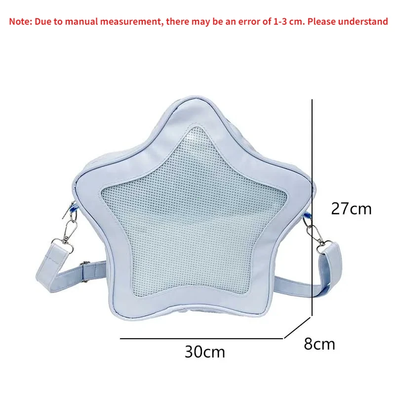 Kawaii Crossbody محفظة النمط الياباني الحد الأدنى لطيف حقيبة كتف جمالية للطلاب الشارع موضة Ita حقائب حقائب اليد bolso #6