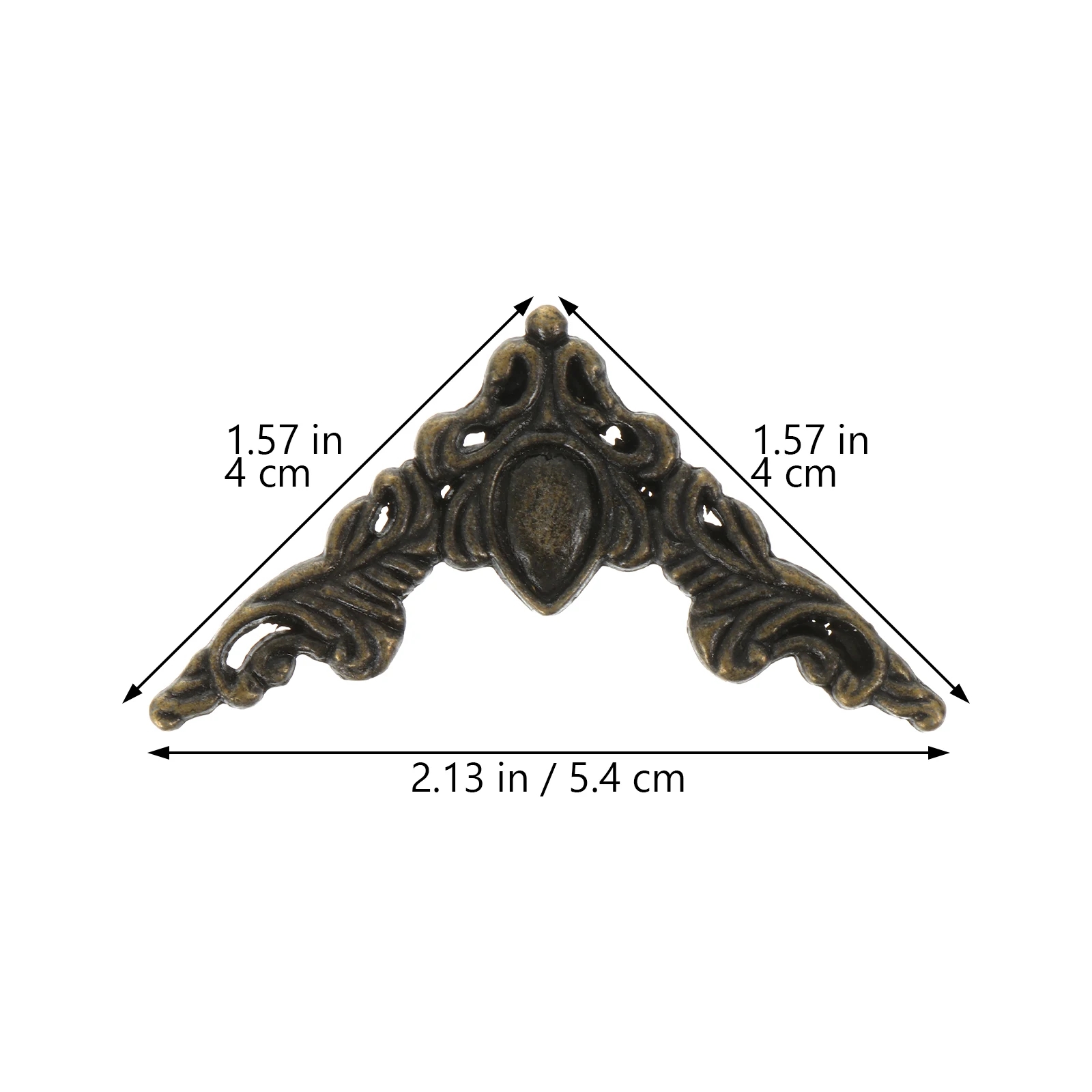

20Pcs Hardware Box Corner Protectors Vintage Hardware Box Guards for Wooden Jewelry Boxes Decorative Durable Rust Resistant