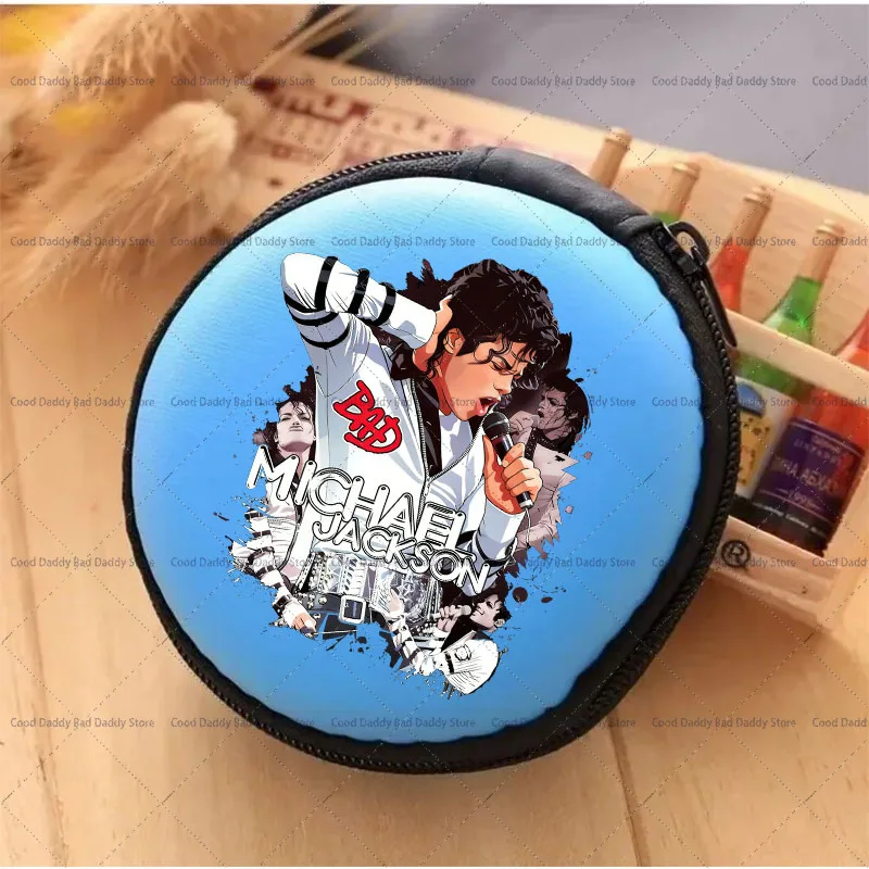 Чехол-для-переноски-с-принтом-king-of-pop-Майкла-Джексона-мини-наушники-защитный-футляр-круглая-коробка-портативный-кошелек-для-монет-для-детей-для-путешествий