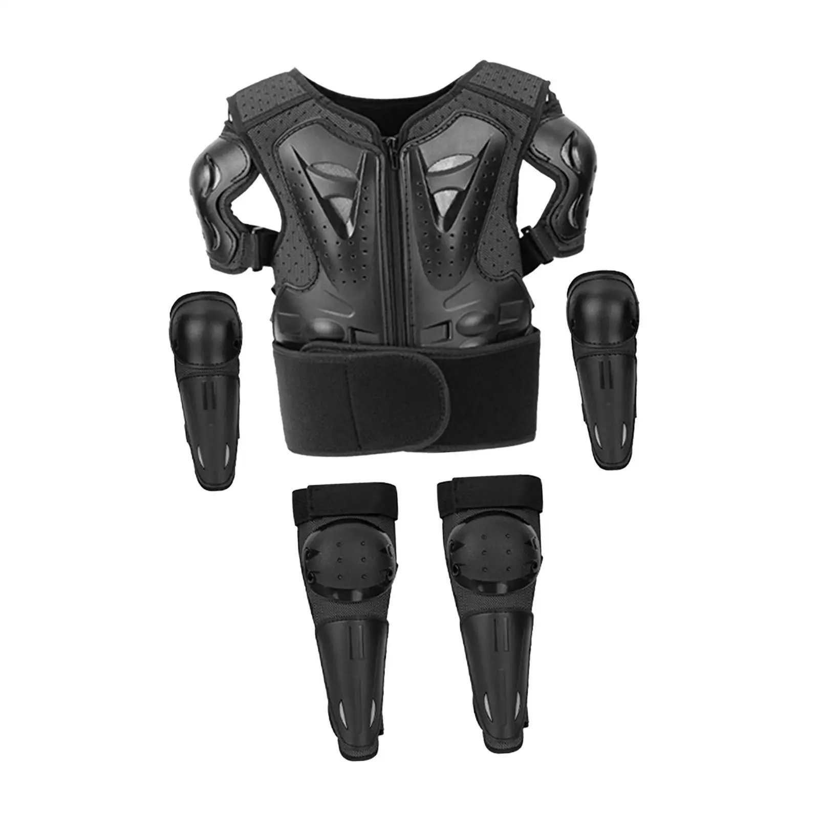 Kids Motocross Armour Vest Multi Size Safety Gear Set for Cycling Skateboarding and Motorbike Riding - view 5