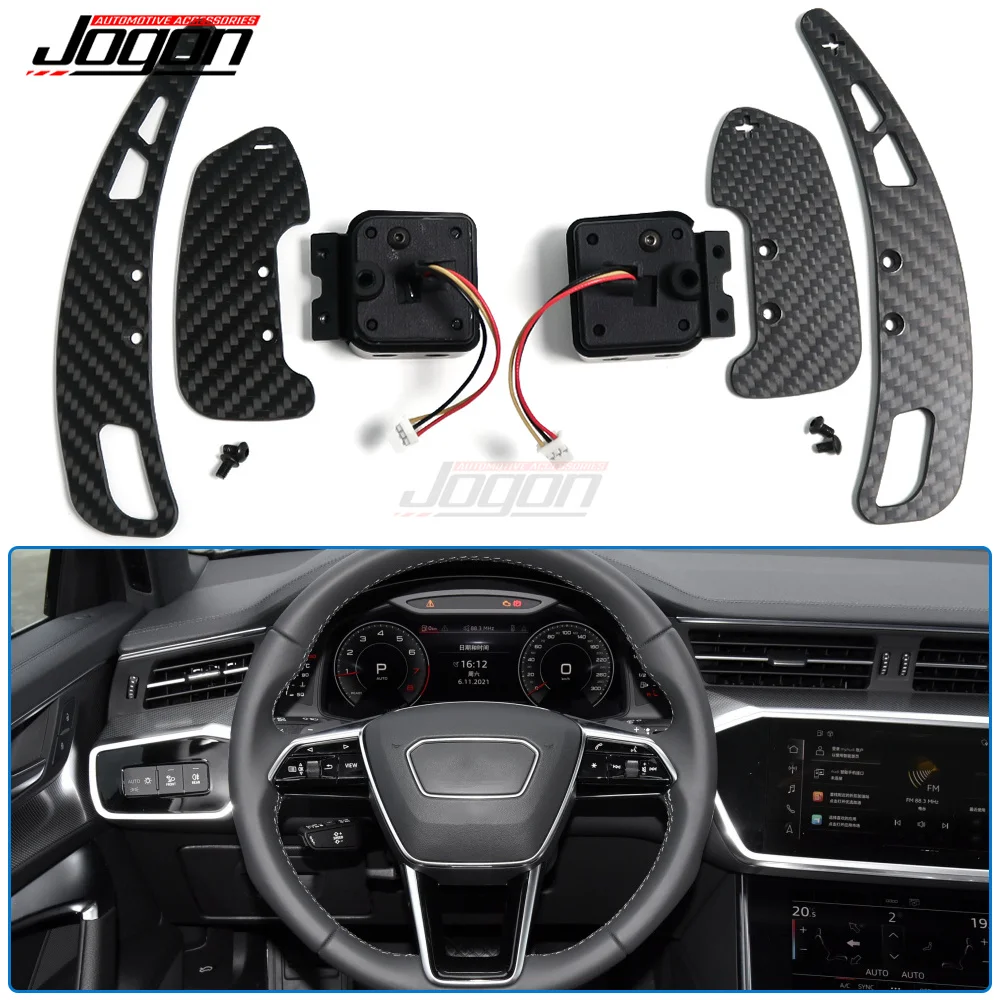 Magnetic Style Paddle Shifter For Audi A6L A6 C8 A7 A7L A8L S6 S7 S8L RS6 RS7 Steering Wheel Extend Steering Wheel Extension