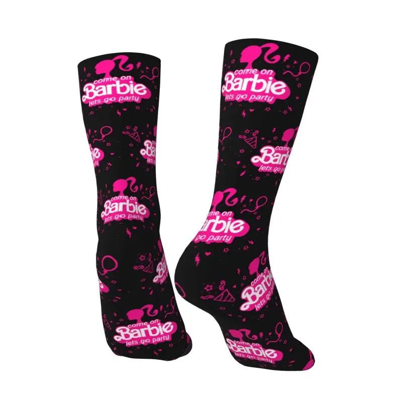 Barbie Men's Crew Socks Unisex Fashion 3D Print Dress Socks