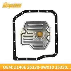 Yüksek kaliteli U140E 35330-0W010 35330-06010 şanzıman filtresi yağ ızgarası ve conta Toyota 99-14 9030132010 5771026218 için uygun