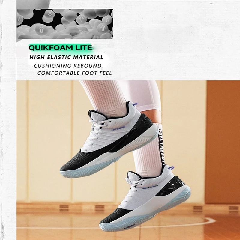 Chaussures de basket-ball respirantes absorbant les chocs pour hommes, baskets d'entraînement professionnel, vêtements de degré, Leuven Ag VPN, 361, 672341111