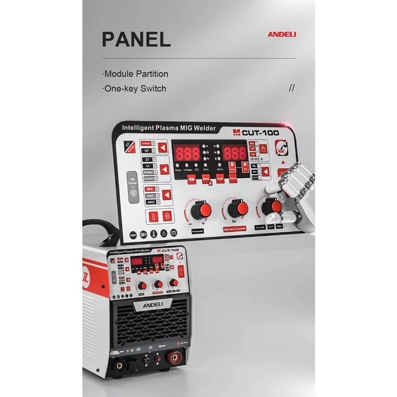 

Промышленный плазменный резак 3-в-1 (CUT/MIG/MMA) 380В, многофункциональный, встраиваемый, горячая продажа