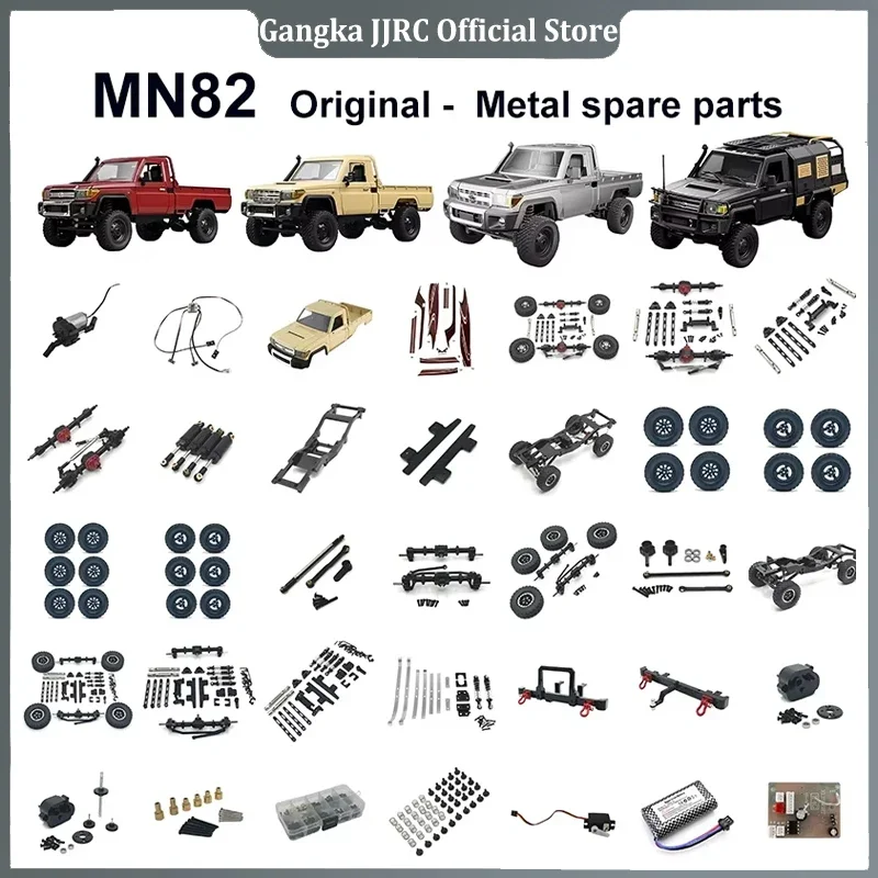

MN MODEL MN 82S MN82 MN82Pro LC79 1: 12 Original Accessories: Wave Box Shock Absorber Axle Girder Lipo Battery Car Accessories