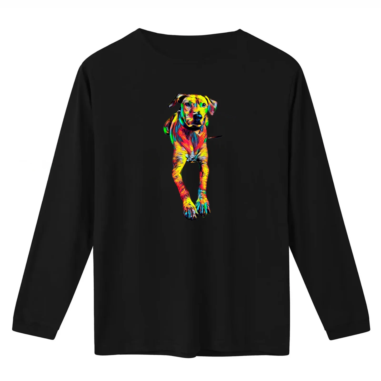 Rhodesian Ridgeback T-Shirt Summer Casual Cotton Tee Oversized Streetwear Tops Vintage Graphic Print Loose Fit Short Sleeve