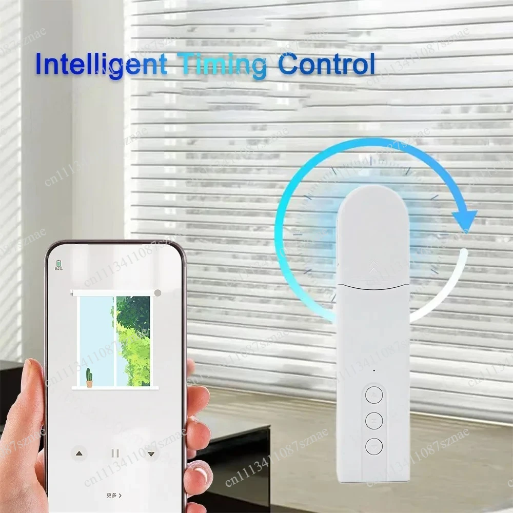Intelligent Roller Blinds Motor Remote Control Voice Remote Electric Rope Roller Blinds Blinds Motor