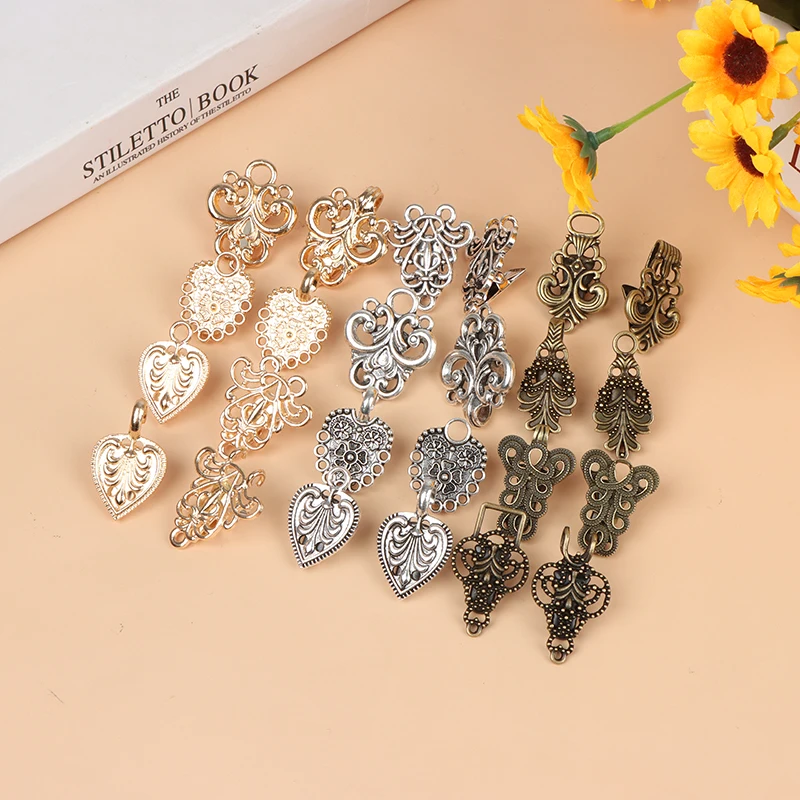 4PCS Retro Cardigan Clip Cape Shawl Shirt Sweater Collar Duck Clip Shawl Blouse Collar Buckle Clothing Decoration Brooch Pin