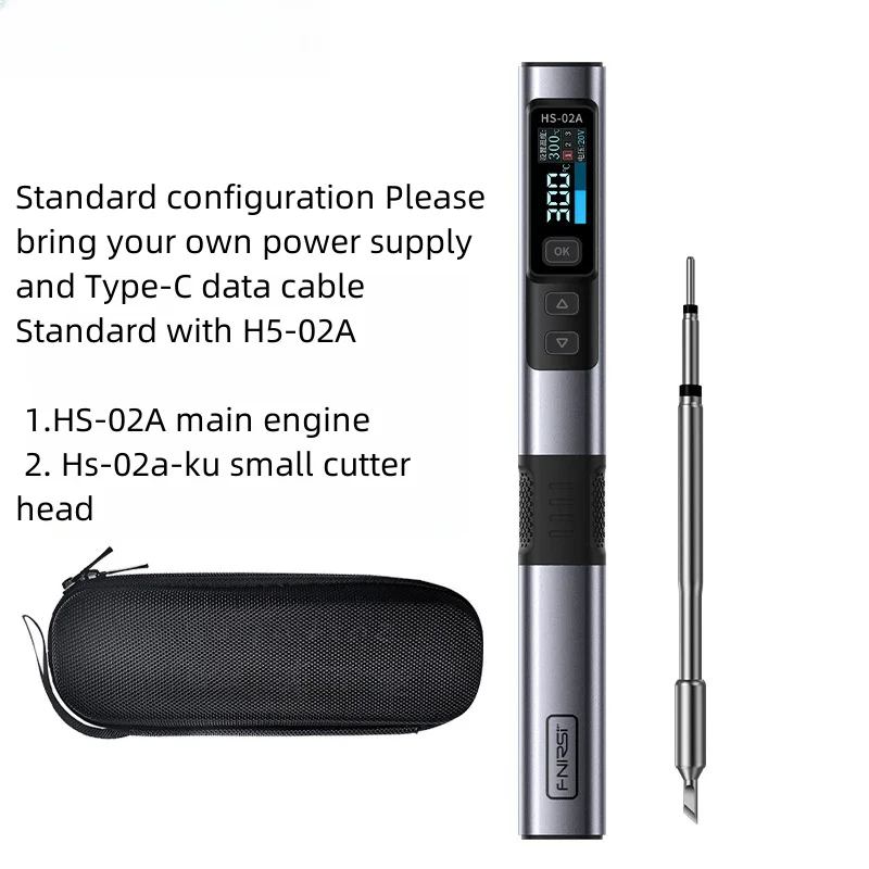 HS-02 Intelligent soldering iron 100W portable constant temperature welding table welding pen home maintenance welding