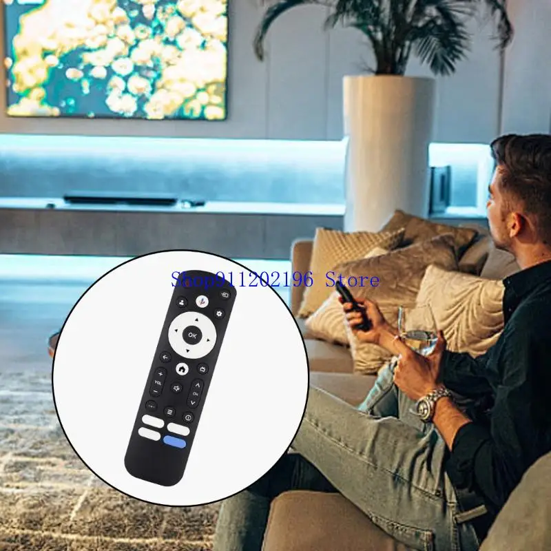 P82A Voice Activated Universal Remote With Streaming Service Hotkeys For Hyled5524g4km Para Systems HandsFree Control
