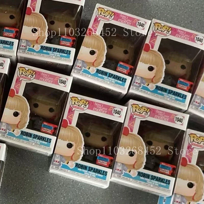 2025 Neuer Funko Pop „How I Meet Your Mother“-Serie Robin Sparkles # 1040 Limited Edition 10 cm PVC-Figuren, Spielzeugpuppen für Geschenke