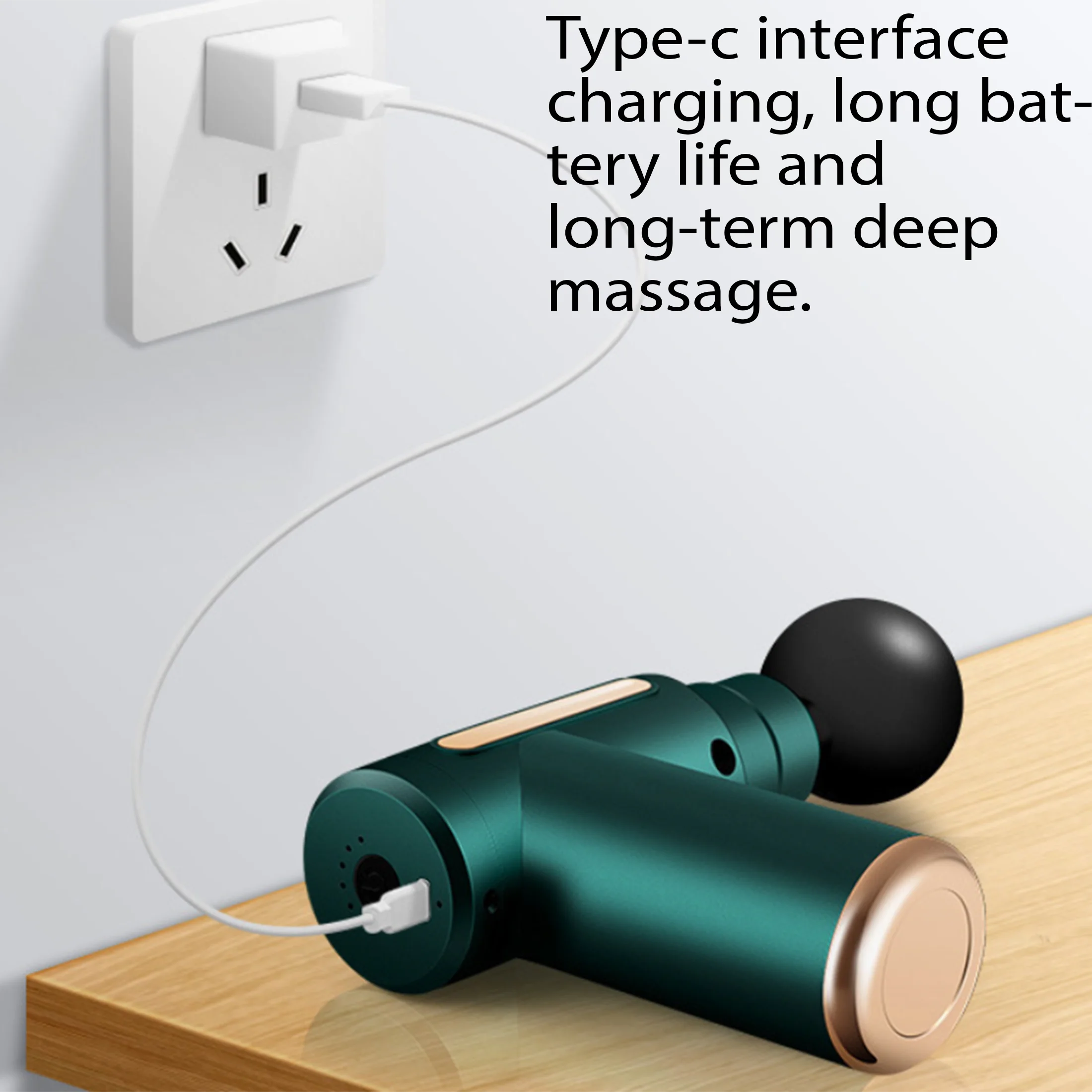 

Professional muscle recovery massage gun has strong, stable and efficient performance to relieve pain.