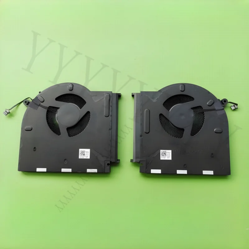 

Q + новый вентилятор охлаждения процессора и графического процессора для Dell Alienware M17 R3 P45E GTX1650 0XR3MT 057VJN DC5V