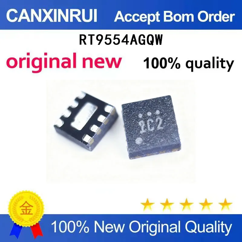 

(5-100 Pieces) RT9554AGQW RT9554A silk screen 2C beginning 2C2 2CA 2CK 2CH QFN