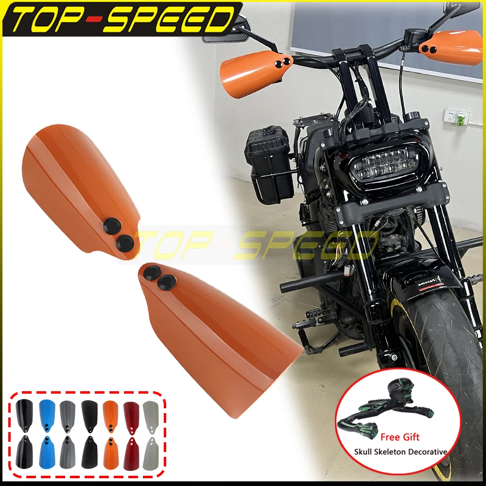 

For Harley Heritage Softail Convertible CVO Custom Road King Motorcycle Handguards Shield Guards Windshield Hand Wind Protection