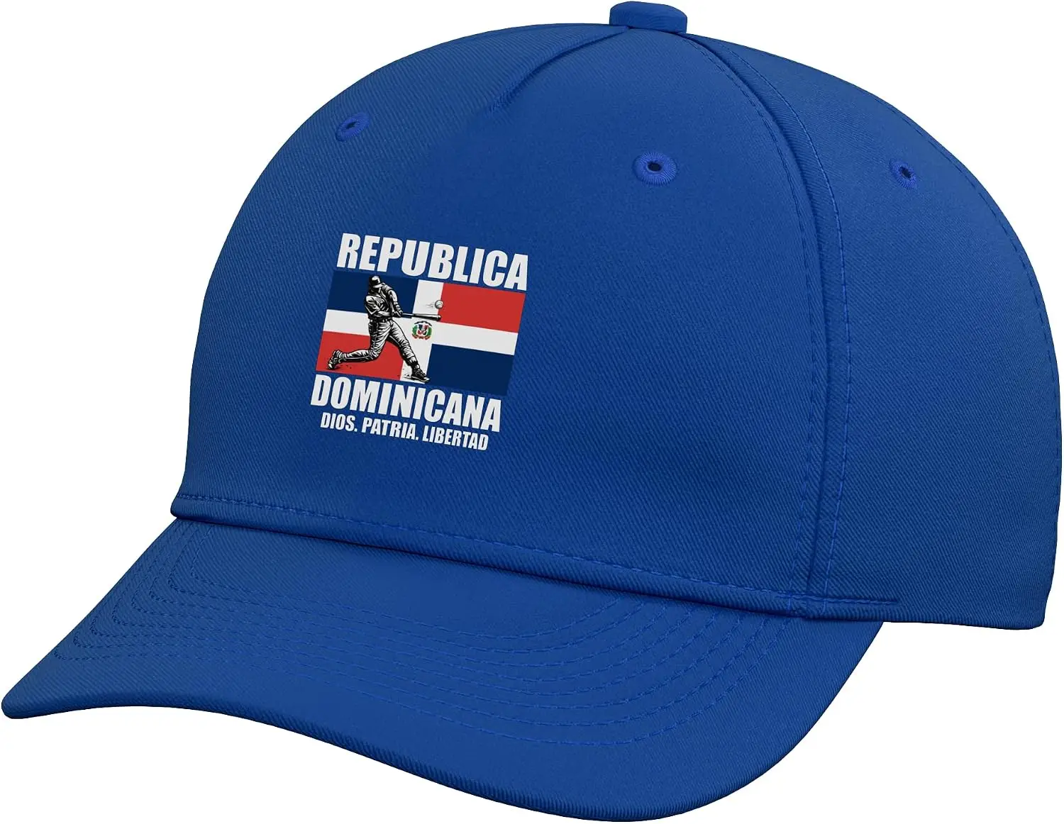 Dominicano Flag RD Dominican Republic Baseball Bandera Adjustable Baseball Hat Women's and Men's Versatile Sun Hats Printing