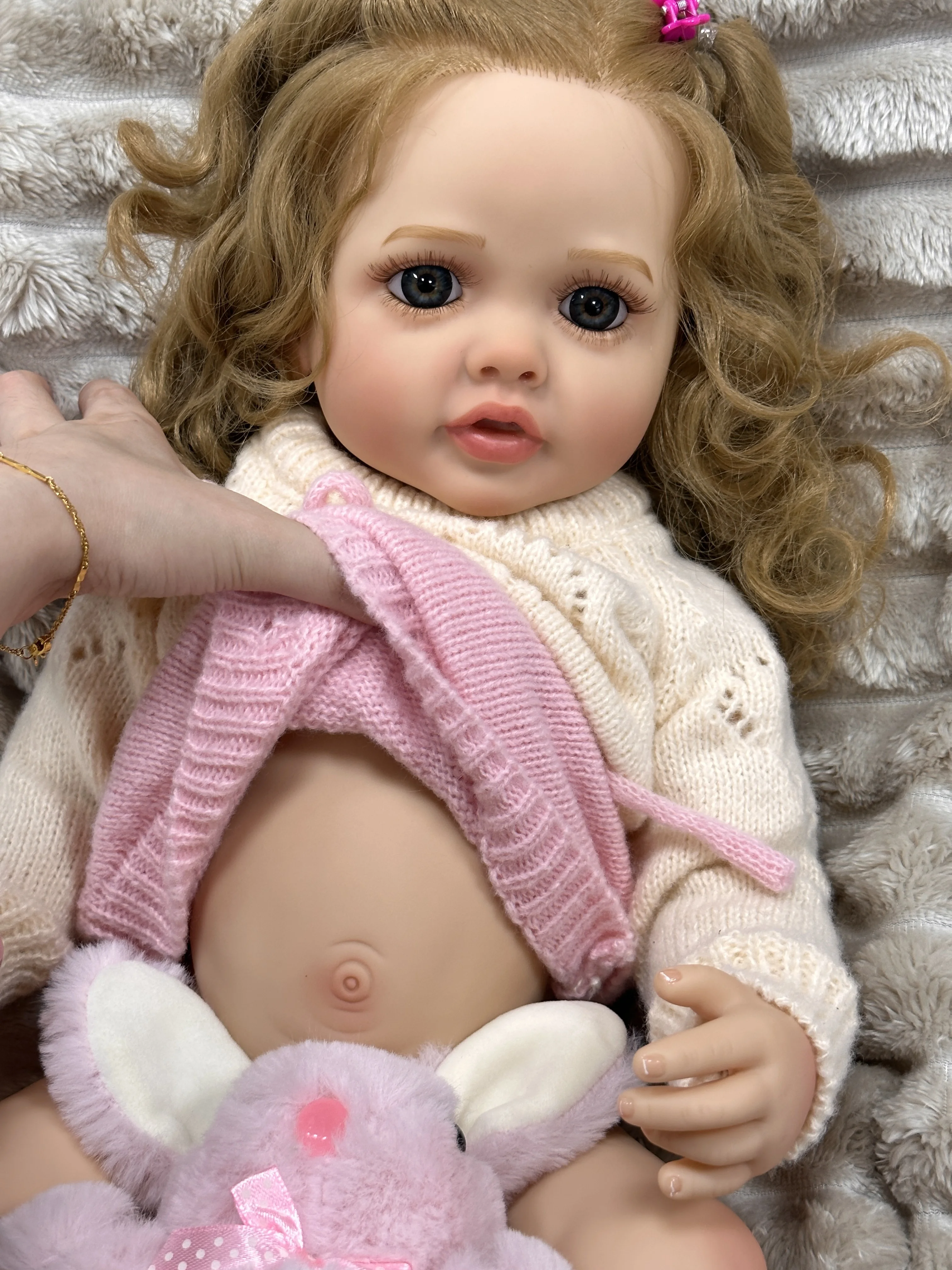 

Cokela 55cm Soft Silicone Reborn bebe Body Baby Doll Perfect for Toddlers 18 Months and Up