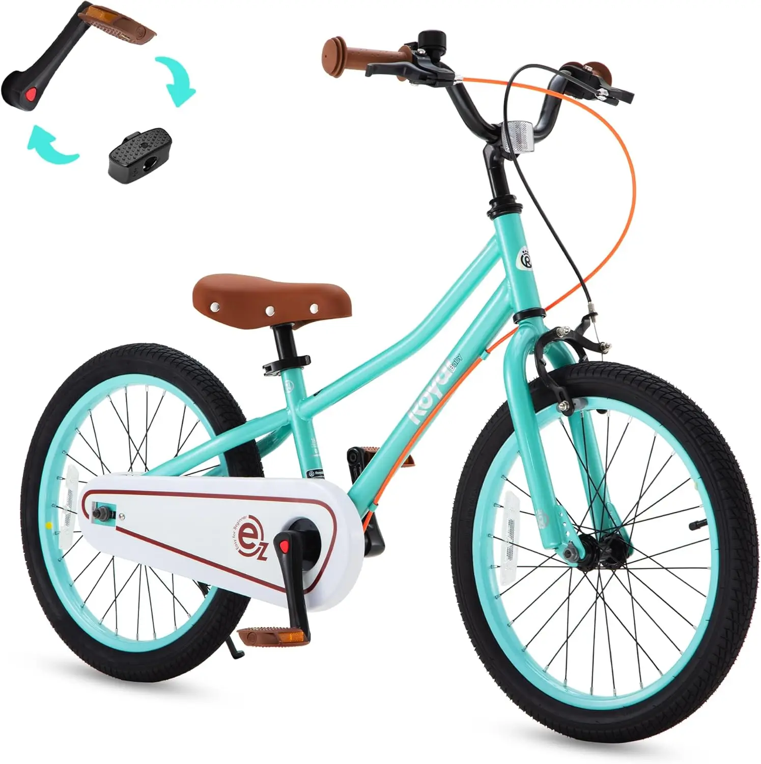 

Kids Balance to Pedal Bike 14-18 Inch Easy Learn Bicycle for Boys Girls Ages 3-9 Years Beginners