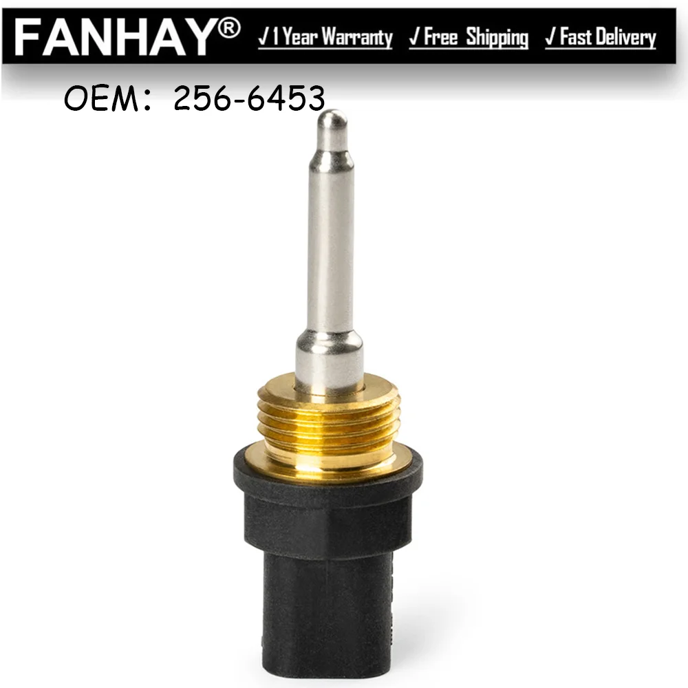 

256-6453 256 6453 Heavy Duty Excavator Temperature Sensor New For Caterpillar CAT 3406E / C15 C13 E324D E329D E330D E345C E345D