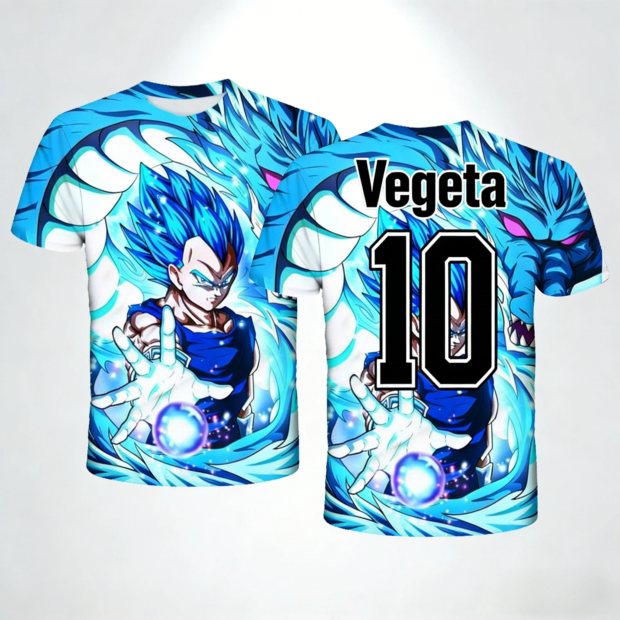 2026 Sommer Dragon Ball Retro Fitness T-Shirt Herren Oversize 3D-Druck Kurzarm Familien-Unisex Kinder-Sportshirt