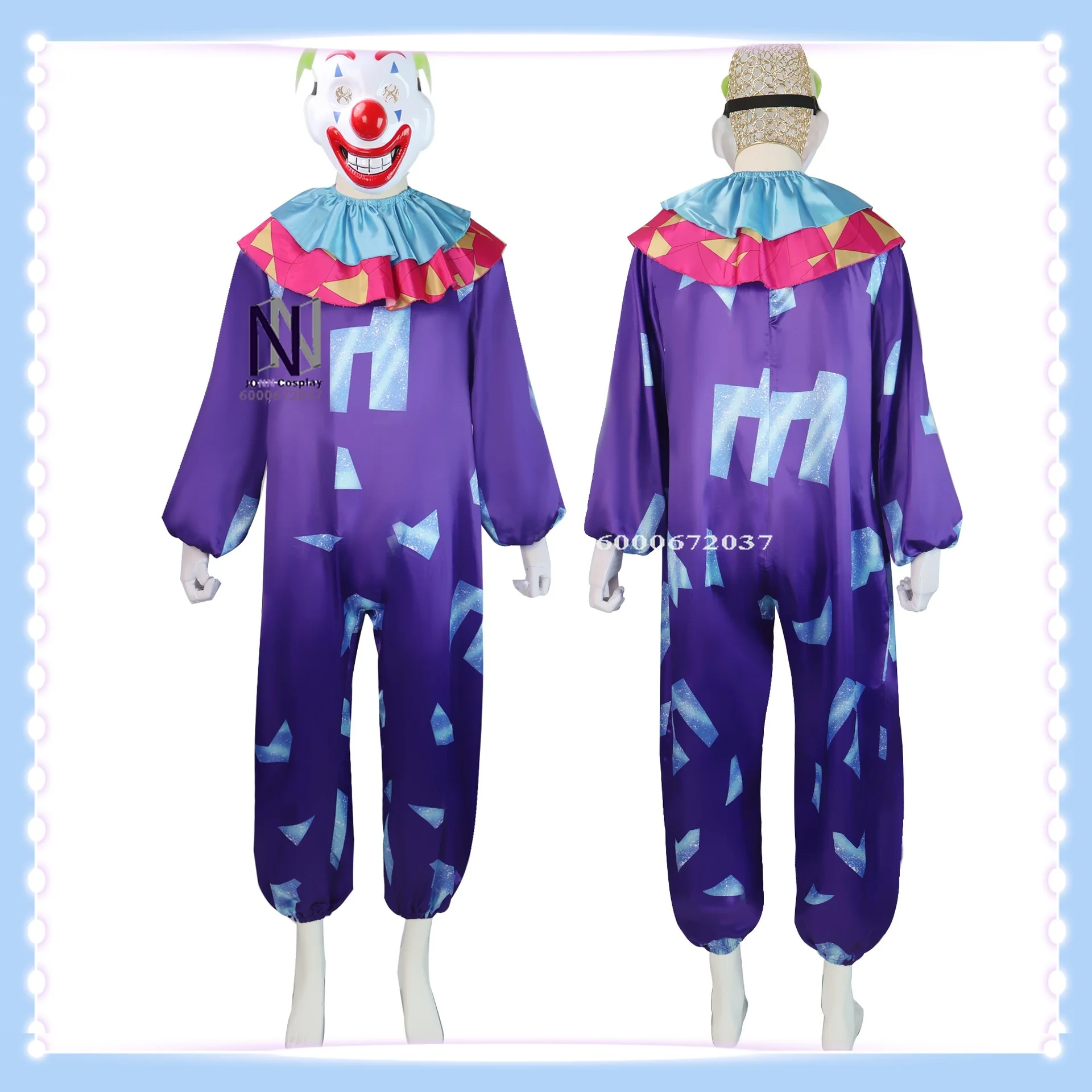 

Film Characters Joker Adult Clown Performance Costumes for Men and Women Cosplay Costume Party Masquerade Outfits Halloween Fun
