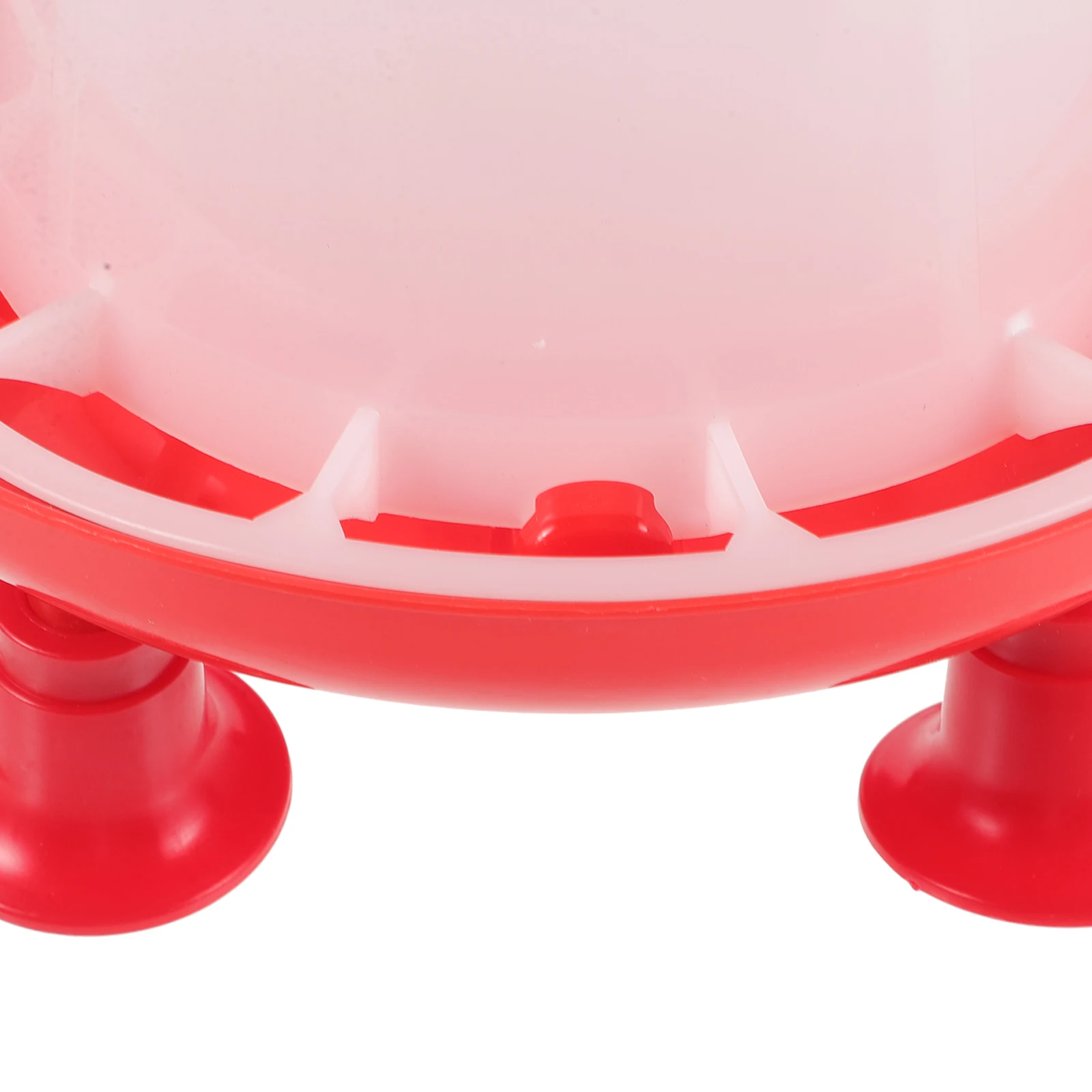 

Large Capacity Chick Feeder Durable Plastic Poultry Feeder Hanging Design Reusable Food Container for Chickens Geese Pigeons
