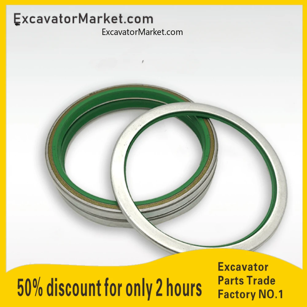 Bucket Shaft Oil Seal Dust Ring Bucket Shaft  Maratou Grease Digging Bucket Oil Seal Dust Seal Ring Excavator Supplies