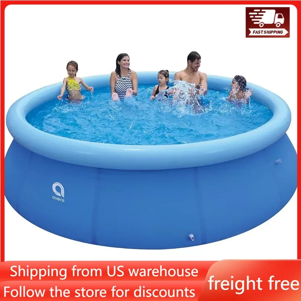 

12ft X 36in Inflatable Swimming Pool Outdoor Above Ground Pool Large Family The Whole Big Tubs Accessories Garden Supplies