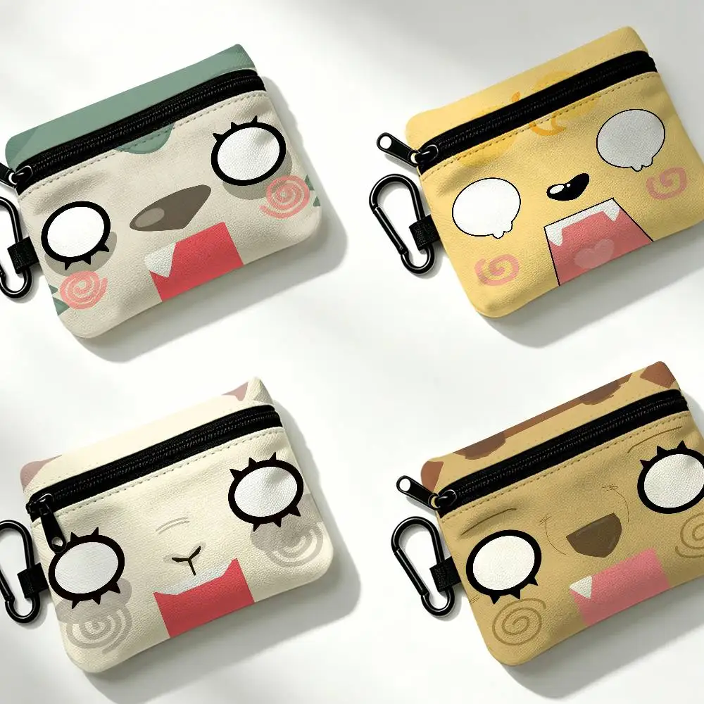 Anime Cartoon B-Beastar-s Wear-resistant Oxford Cloth Coin Purse Portable Backpack Hanging Card Storage Bag