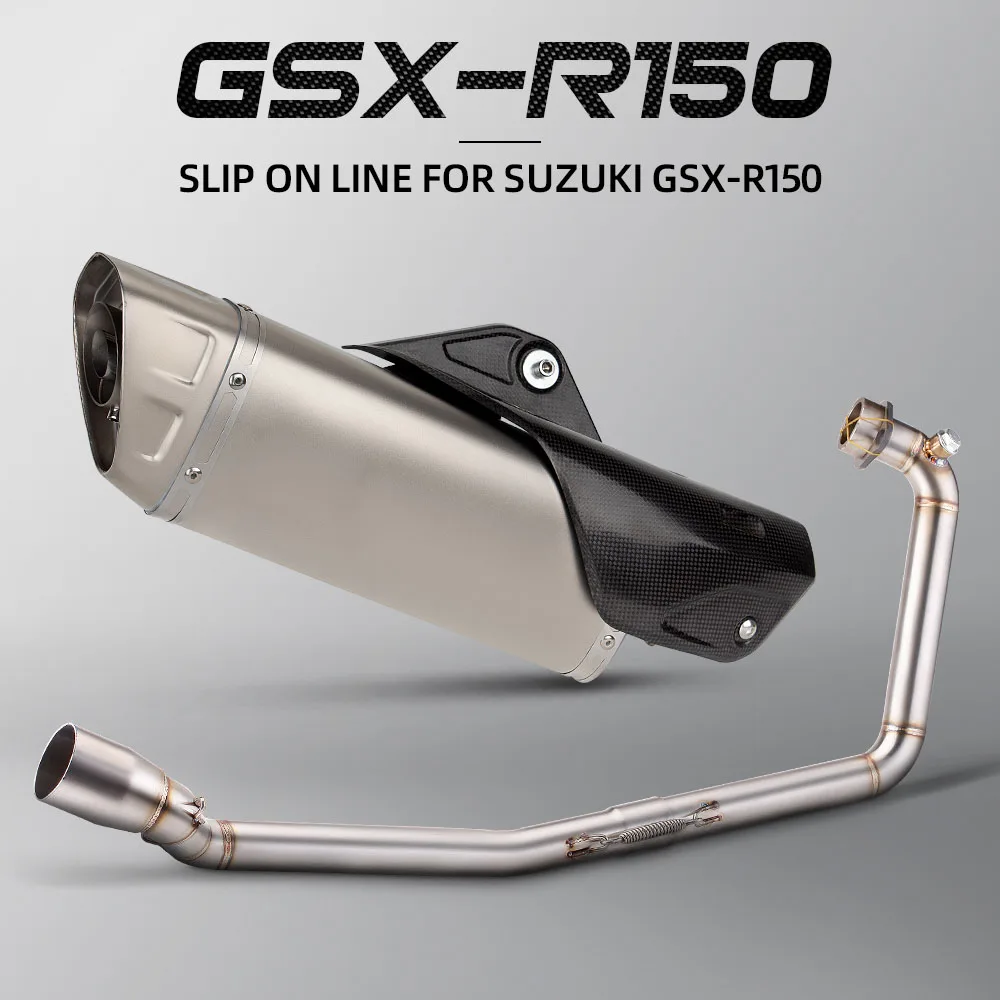

GSXR125 Exhaust System For Suzuki GSXS125 GSXR150 GSXS150 2017-2026 Motorcycle Exhausts Pipe Racing Manifold R1 Muffler Line
