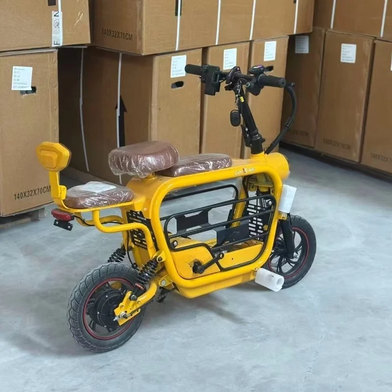 48V 350W Central Motor 10 Folding Electric Bike 3 Speed Intelligent Electronic Function Adult Dual Wheel Scooter