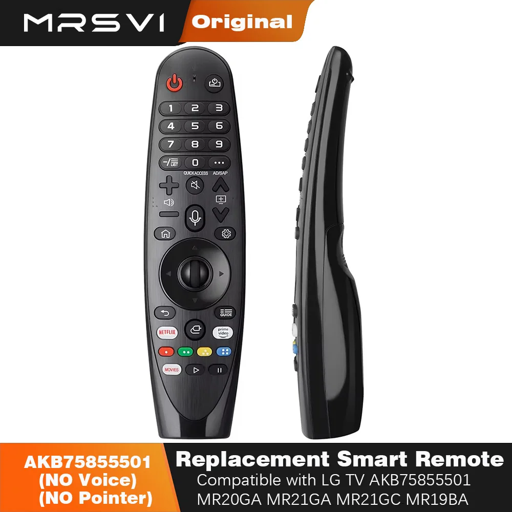 MRSVI Universal Magic Remote Control for Smart TV without Voice And Pointer Feature Replacement for AKB75855501 MR20GA MR1