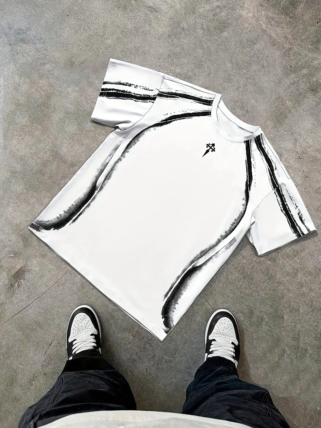 تي شيرت صيفي جديد مطبوع ثلاثي الأبعاد لعام 2025 هو ألياف بوليستر عصرية للشارع مريحة وقابلة للتنفس #2