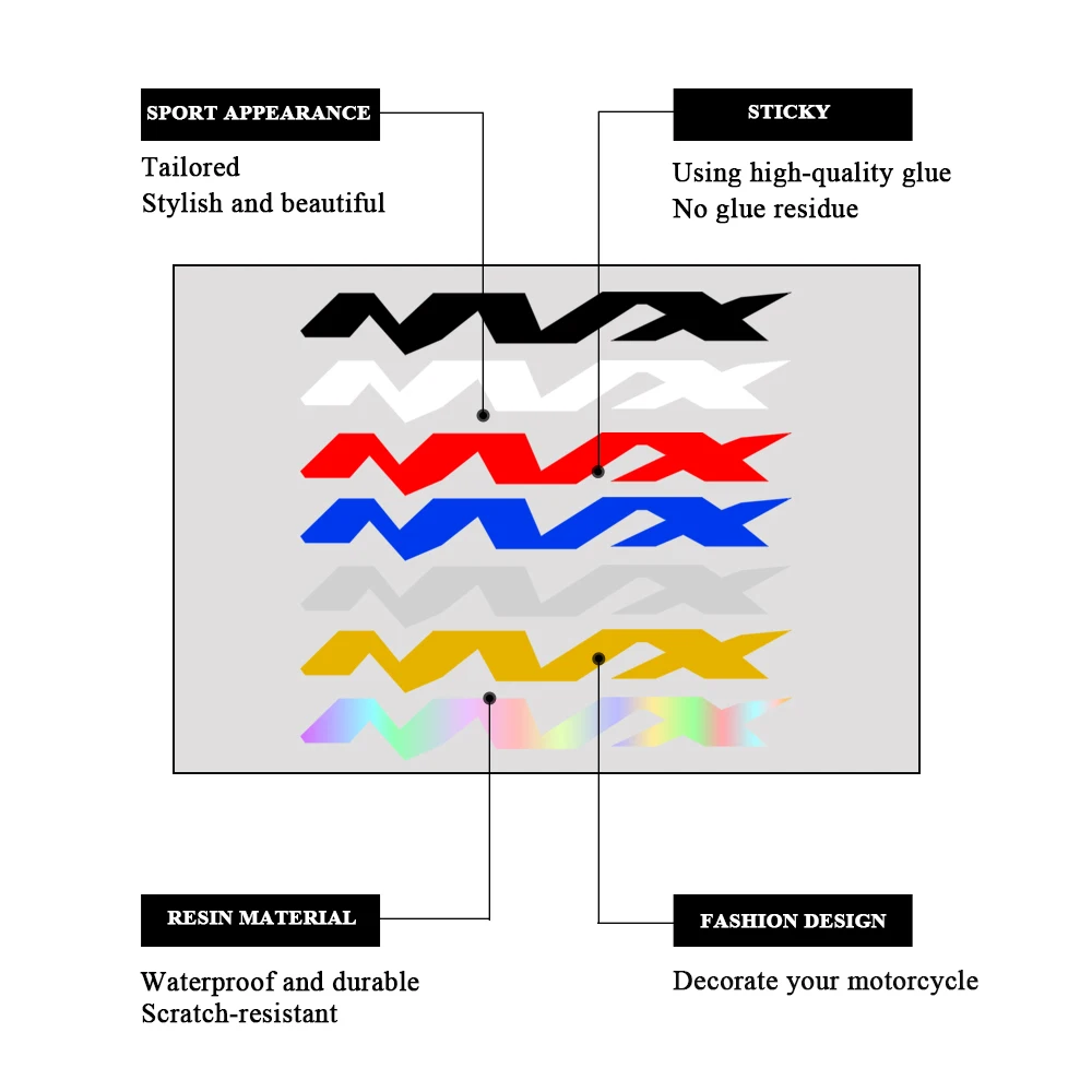 Waterproof Motorcycle Stickers Accessories For Yamaha NVX155 NVX 155 NVX125 2017-2020 2021 2022 2023 2024 2025 Motorbike Decals