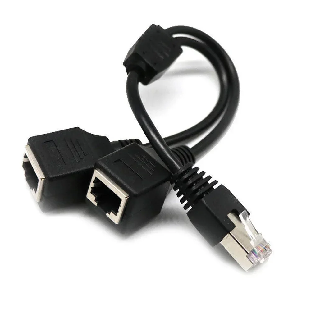 ANPWOO Ethernet Splitter Adapter 0.3 M Laptop Professional Ethernet Network Adapter with Network Cable Extension Cable