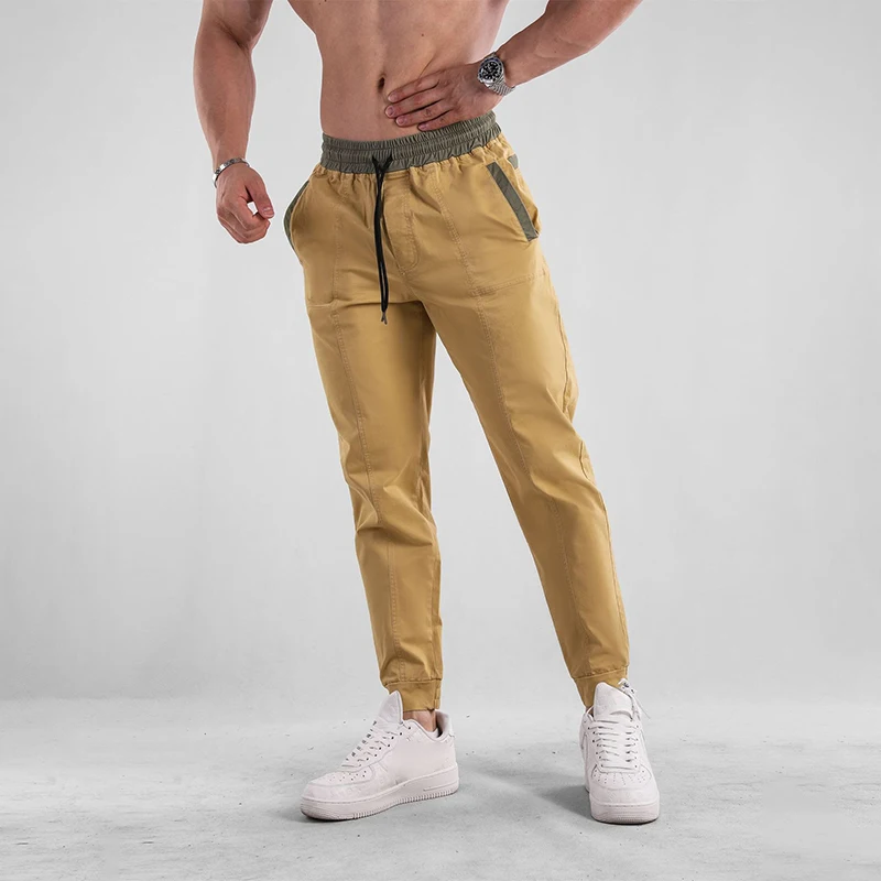 

Новинка 2023 года, мужские шаровары в стиле сафари, американские укороченные брюки контрастного цвета в стиле пэчворк, мужские повседневные брюки для кемпинга и пешего туризма