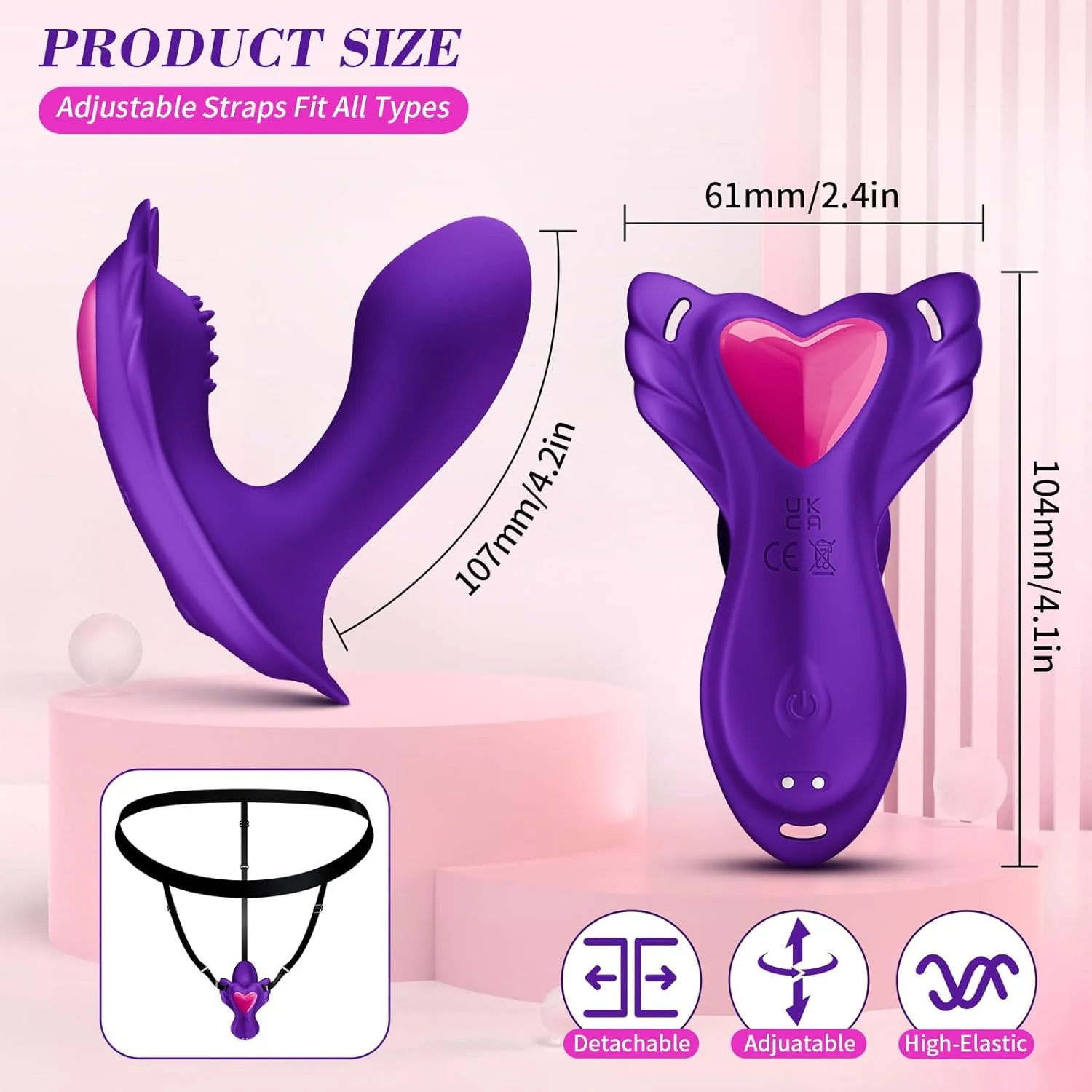 Vibratore senza fili Bluetooth G Spot per donne APP Mutandine wireless remote Massaggiatore vibrante per vagina Giocattoli sessuali per coppia