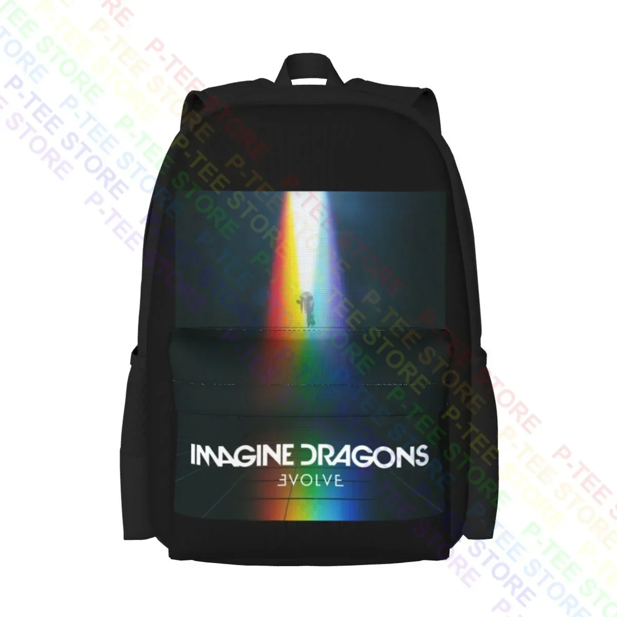 Imagine Dragons-Evolve กระเป๋าเป้ความจุขนาดใหญ่ กระเป๋าเป้สะพายหลังว่ายน้ําสไตล์วินเทจส่วนบุคคล