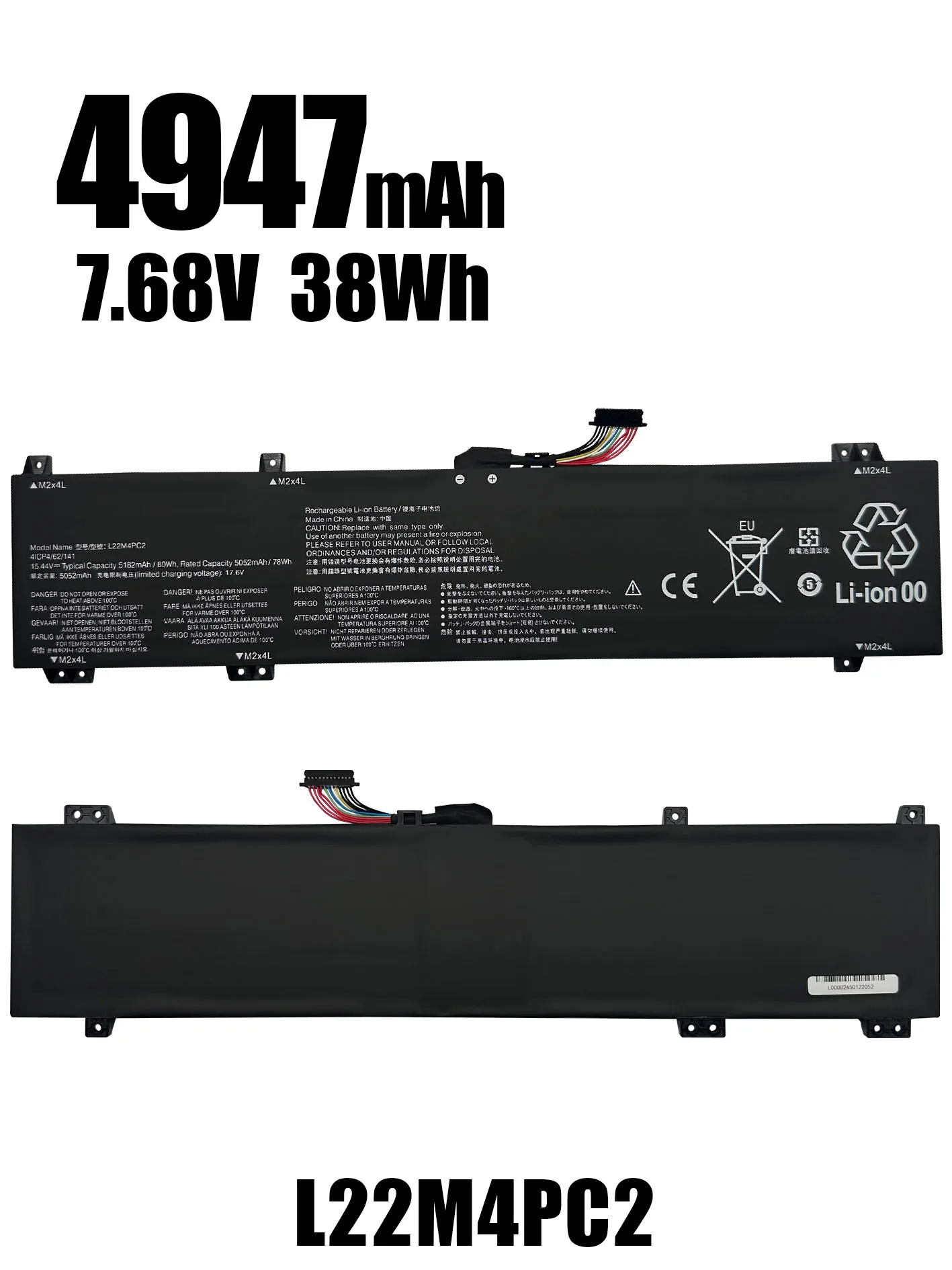 Suitable for Lenovo L22M4PC2 L22C4PC2 L22B4PC2 L22D4PC2 L22L4PC2 batteries