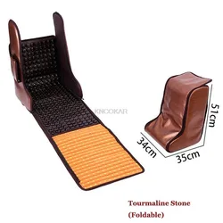 220V Massage Chair Jade Mattress Health Care Electric Tourmaline Mat Heating Cushion Massager