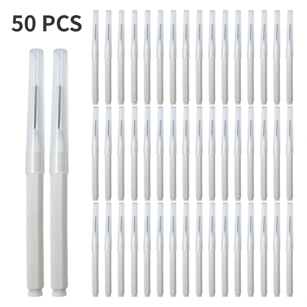 10/50PS Tragbare Mini Augenbraue Pinsel Einweg Wimpern Stirn Lifting Pinsel Applikatoren Lash Verlängerung Kamm Schönheit Make-Up-Tools