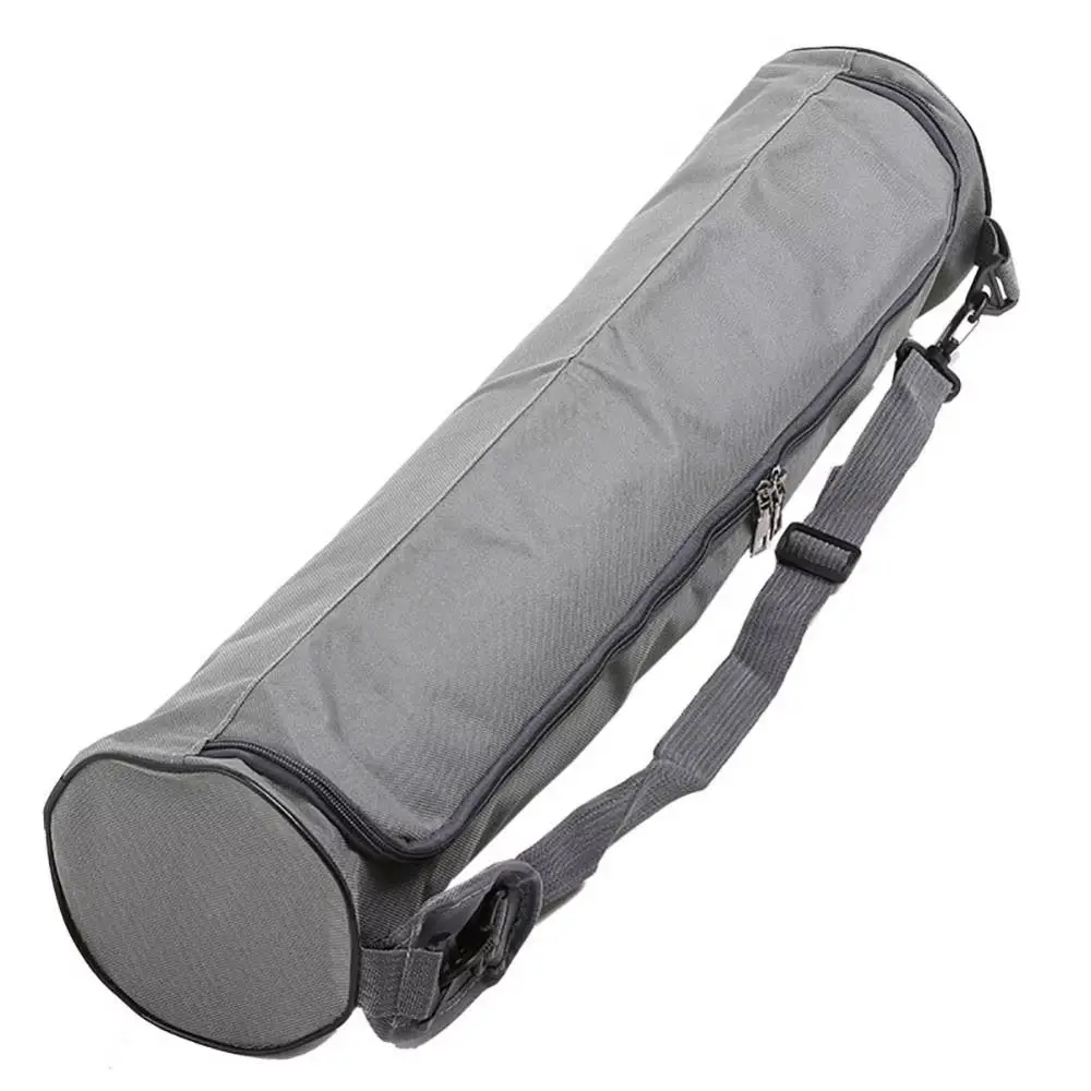 Portable Waterproof Yoga Bag Canvas Thick Shoulder Bag Storage Bag Full Zip Yoga Mat Carrier Bag Exercise