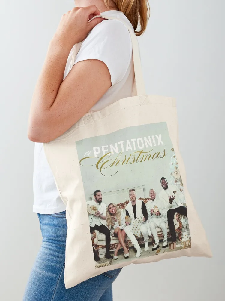 

A Pentatonix Christmas Tote Bag tote bag women shopping bag Custom canvas shopping