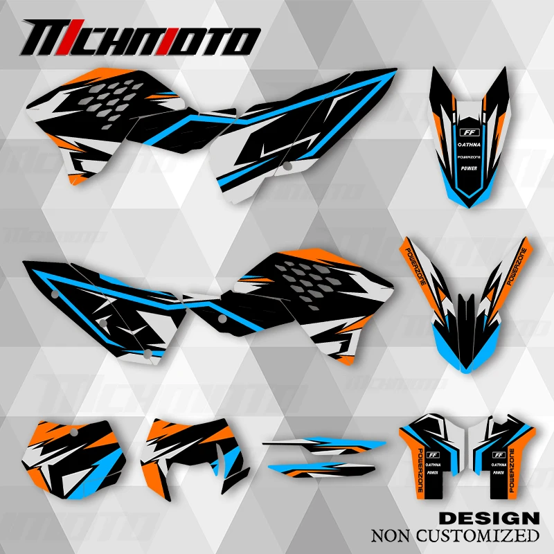 

MCHMFG новый стиль графические наклейки наборы наклеек для KTM SXF 2007 2008 2009 2010 EXC 2008 2009 2010 2011