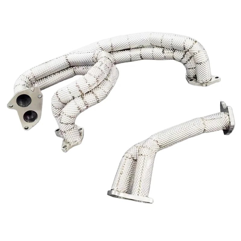 Head Section High flow Pipes Exhaust Pipes branch downpipe Exhaust Pipe with catalyst for Subaru Impreza WRX 2.0 2008-2016